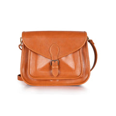 Women's PU Leather Tan Shoulder bag