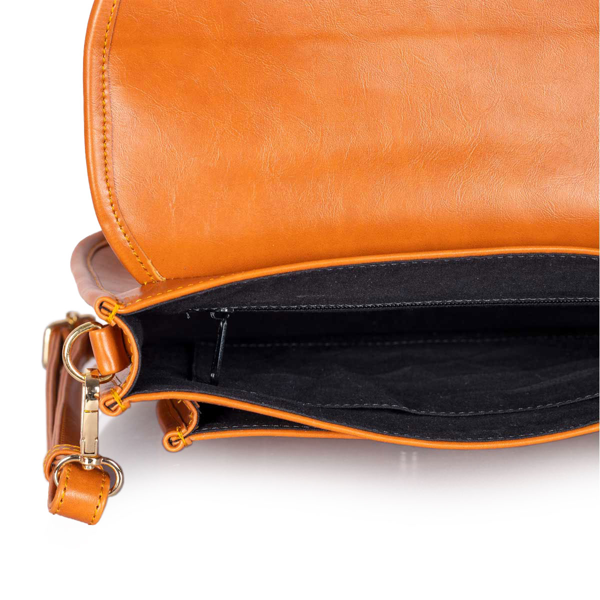 Women's PU Leather Tan Shoulder bag