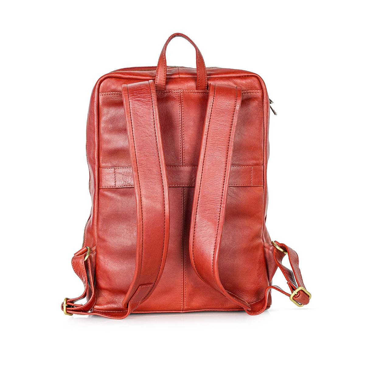 Abuba Burnt Leather Backpack