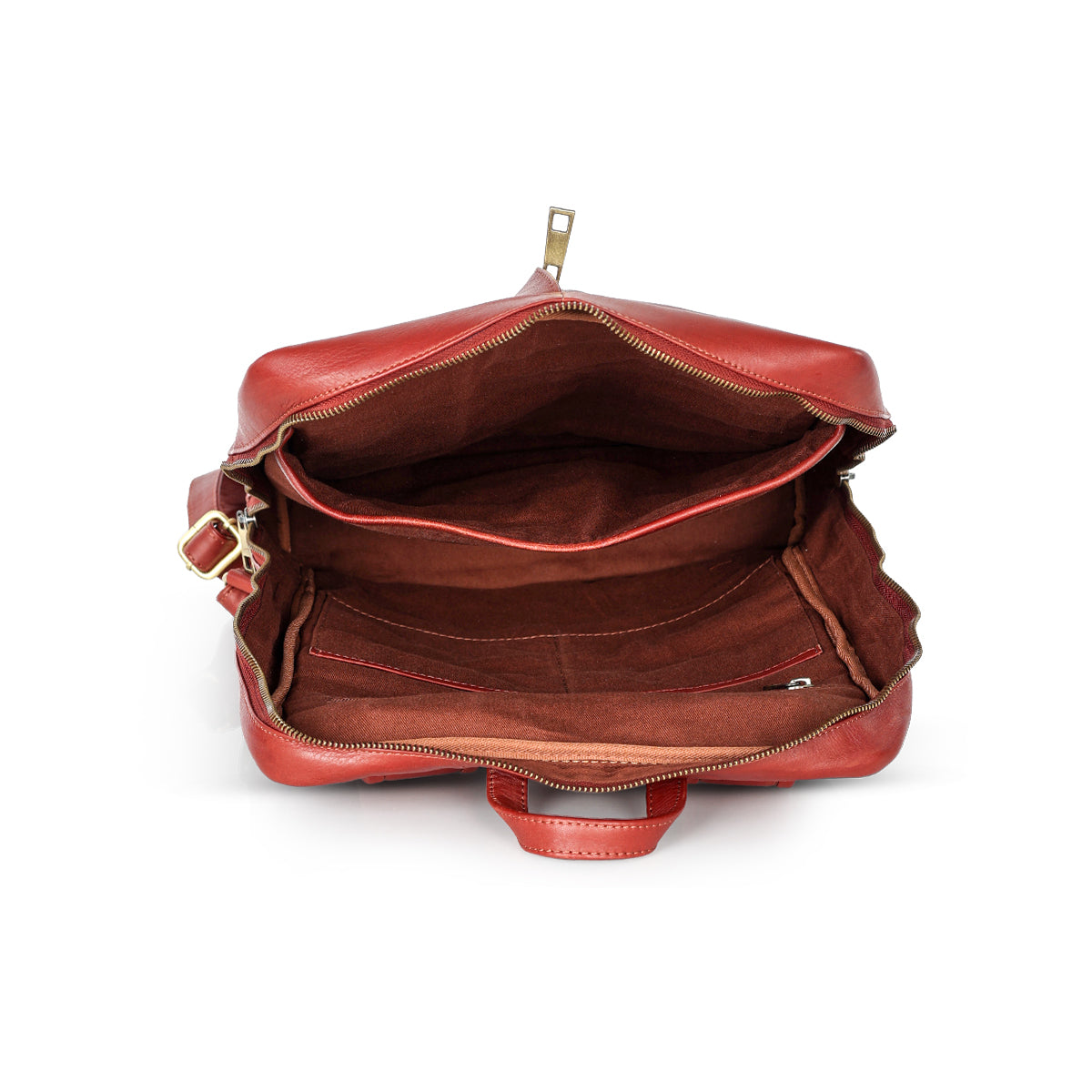 Abuba Burnt Leather Backpack