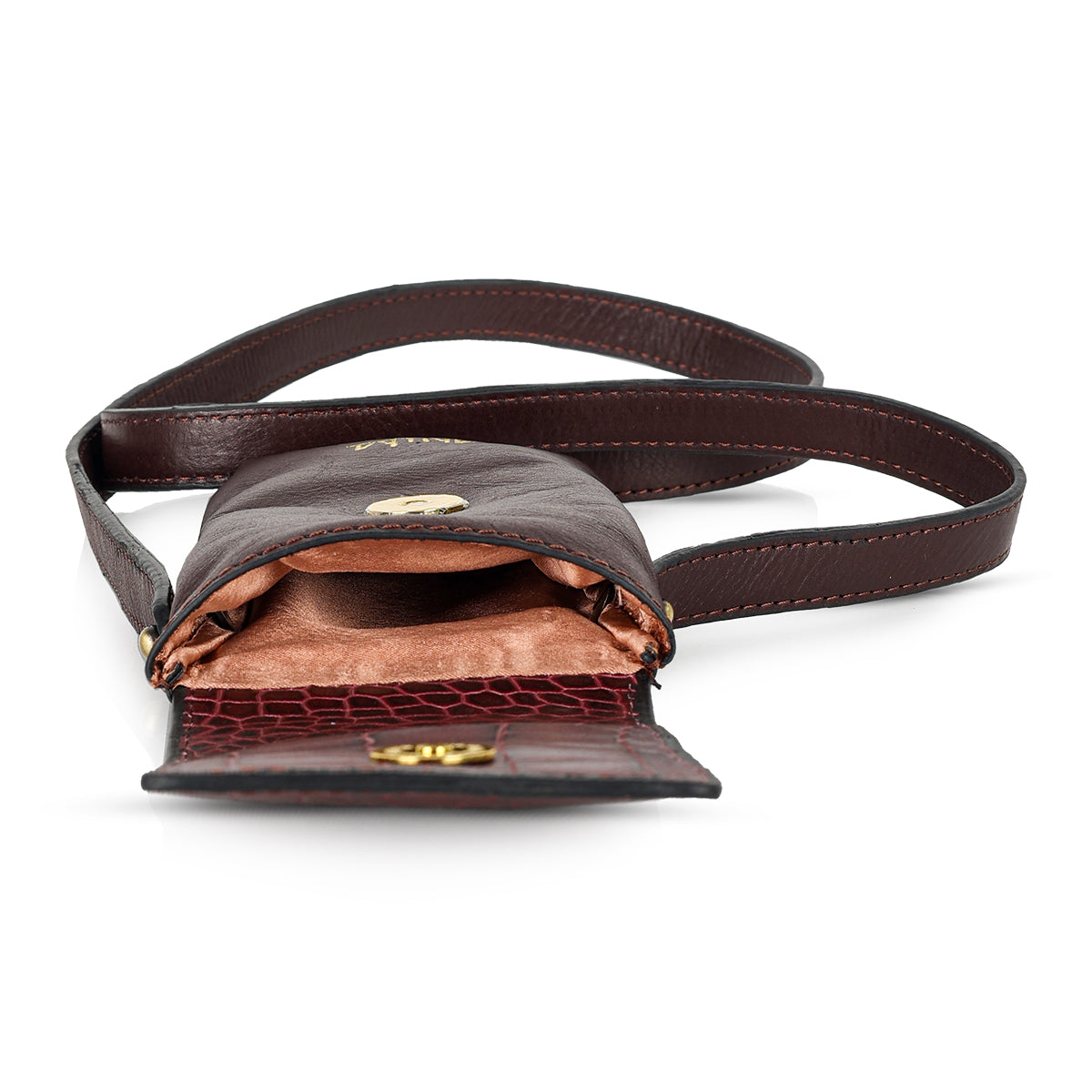 The MAESTRO Phone Crossbody | Croc-Embossed Detail